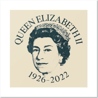 queen elizabeth 1926-2022 Posters and Art